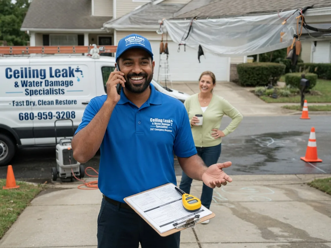 Ceiling Leak Cleanup New Washington, IN FAQs